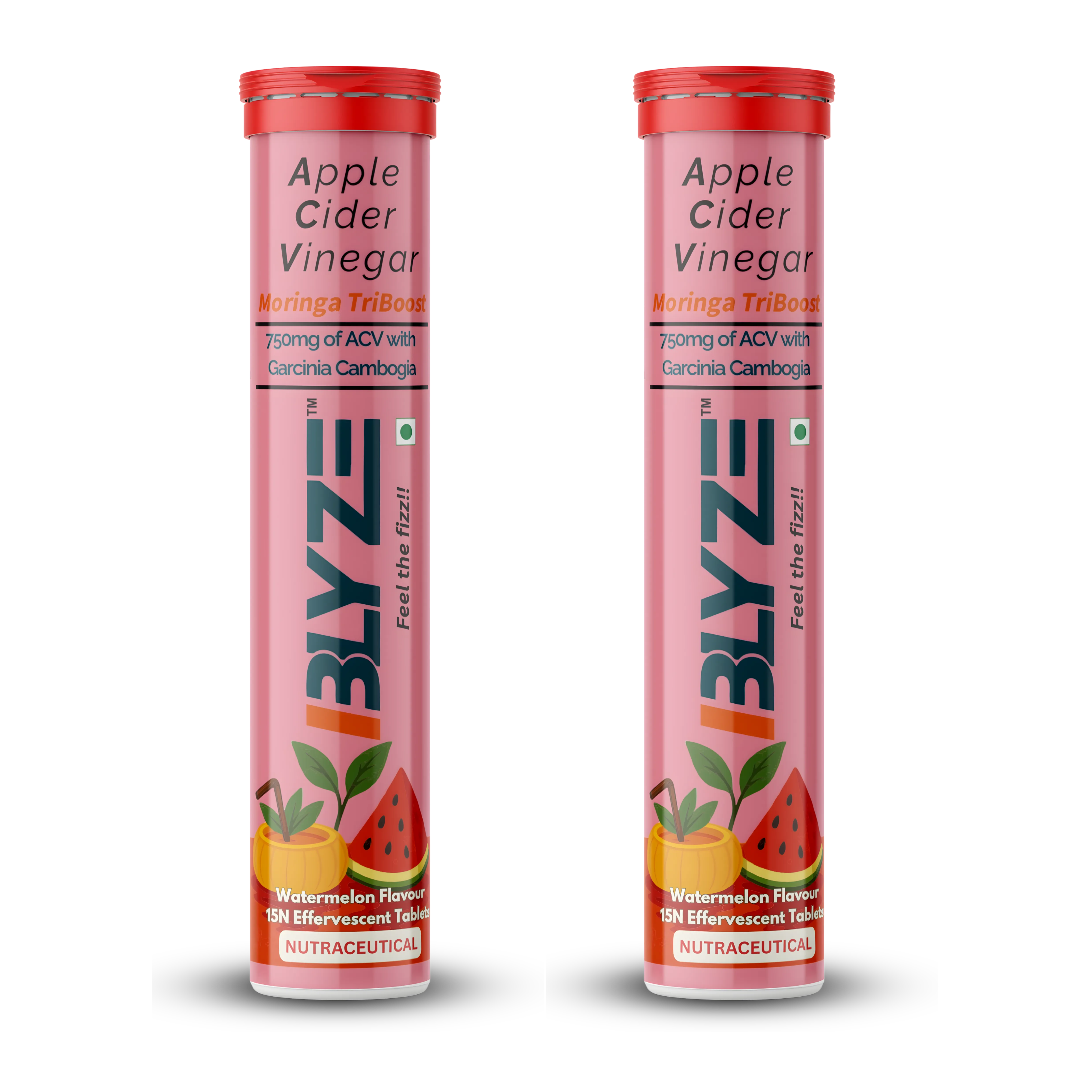 ACV Moringa TriBoost – Apple Cider Vinegar Effervescent Tablets | 750mg ACV | Moringa & Garcinia