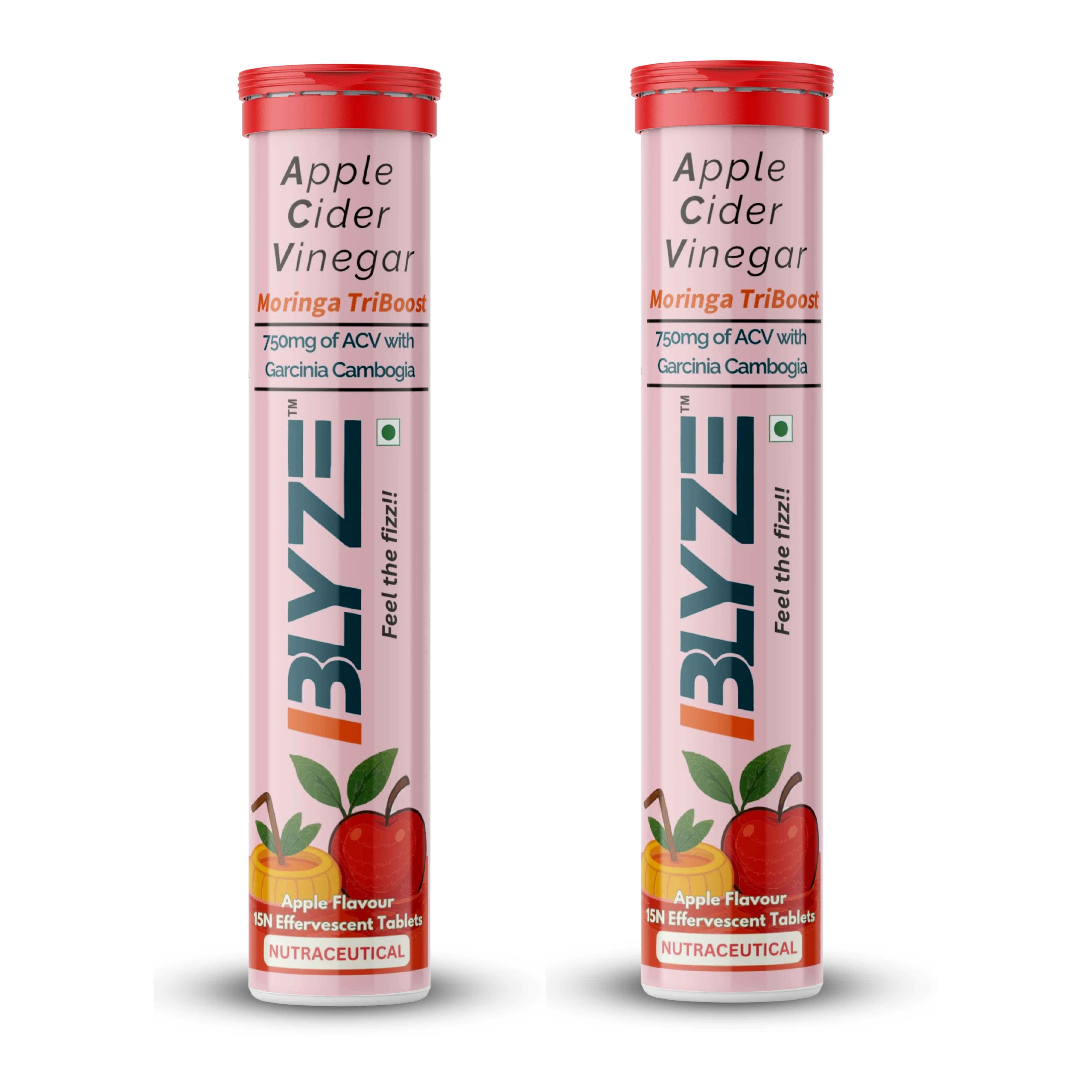 ACV Moringa TriBoost – Apple Cider Vinegar Effervescent Tablets | 750mg ACV | Moringa & Garcinia