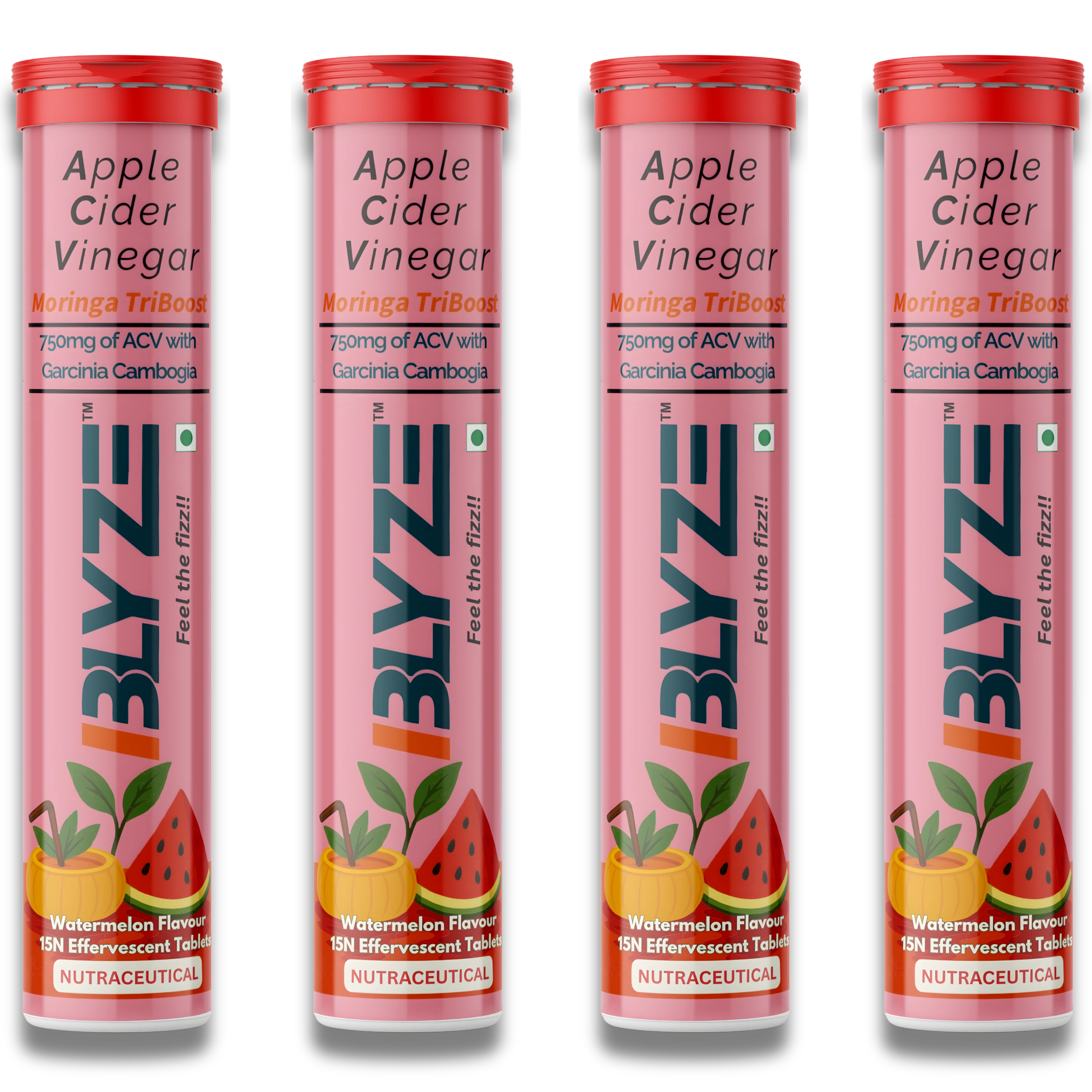 ACV Moringa TriBoost – Apple Cider Vinegar Effervescent Tablets | 750mg ACV | Moringa & Garcinia