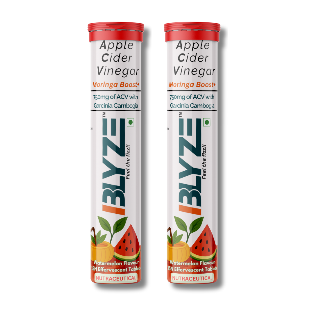 ACV Moringa Boost: Apple cider vinegar+ Moringa + Garcinia (Watermelon Flavour) Pack of 2